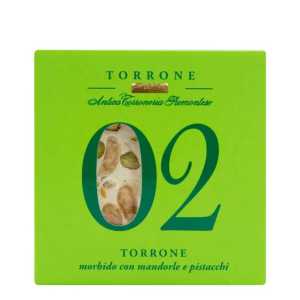 Torrone MINI med Mandel och Pistage N2 10x80g Antica Torroneria